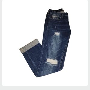 Calvin Klein Slim Boyfriend Crop Jeans